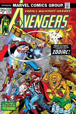 Avengers #120  cover