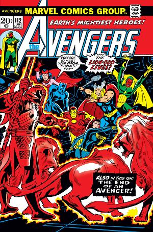 Avengers #112  cover