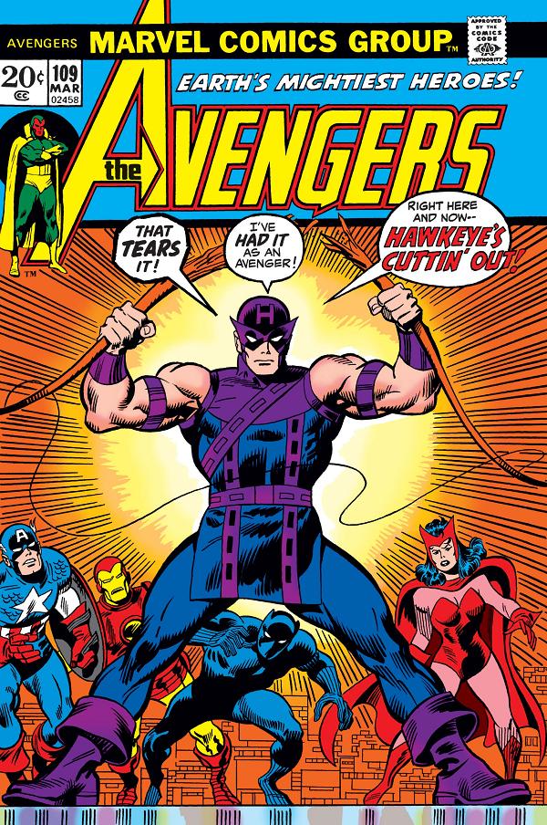 Avengers #109  cover