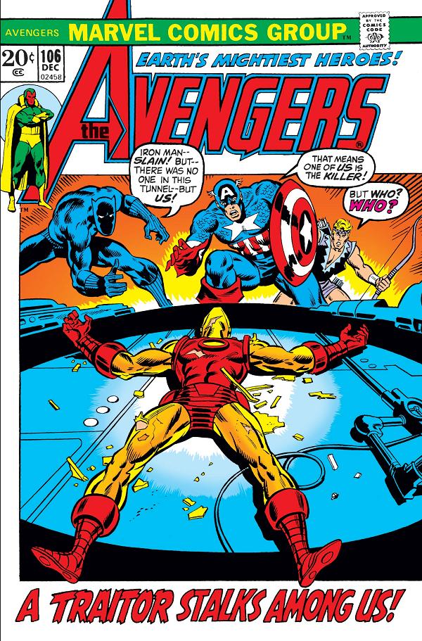 Avengers #106  cover