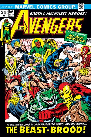 Avengers #105  cover
