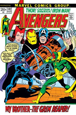 Avengers #102  cover