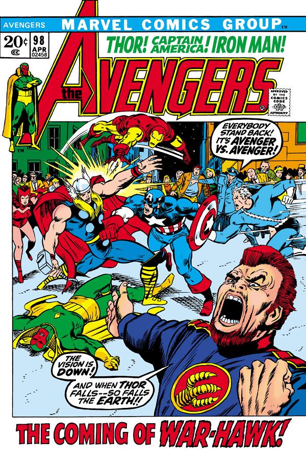 Avengers #98  cover