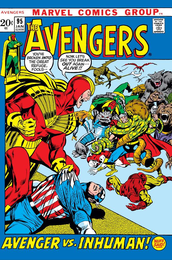 Avengers #95  cover