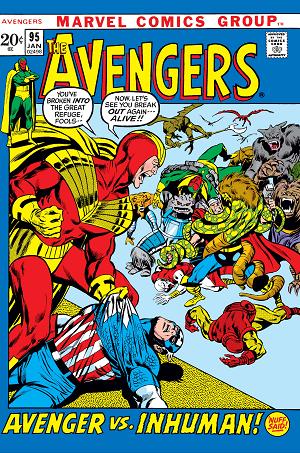 Avengers #95  cover