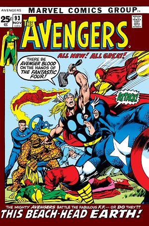 Avengers #93  cover