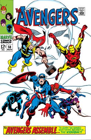 Avengers #58  cover