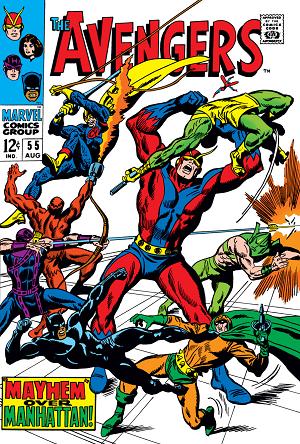 Avengers #55  cover