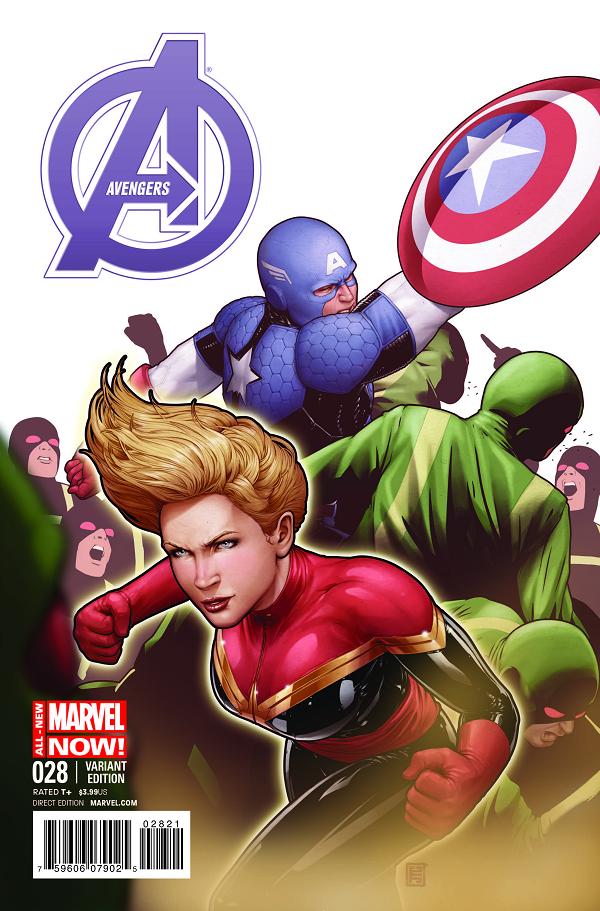 Avengers #28 (CHRISTOPHER CAPTAIN AMERICA TEAM-UP cover