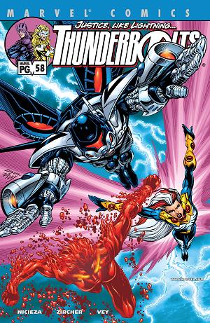 Thunderbolts #58  cover