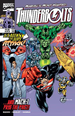 Thunderbolts #23  cover