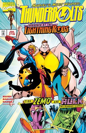 Thunderbolts #16  cover
