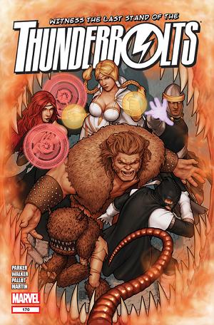 Thunderbolts #170  cover