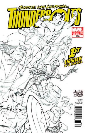 Thunderbolts #163  cover