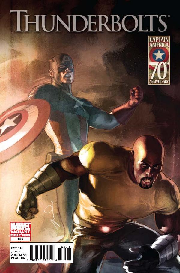 Thunderbolts #155 (CAPTAIN AMERICA 70TH ANNIVERSARY cover