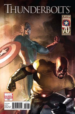 Thunderbolts #155 (CAPTAIN AMERICA 70TH ANNIVERSARY cover