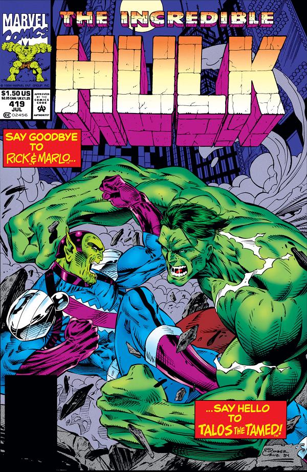 Incredible Hulk #419  cover