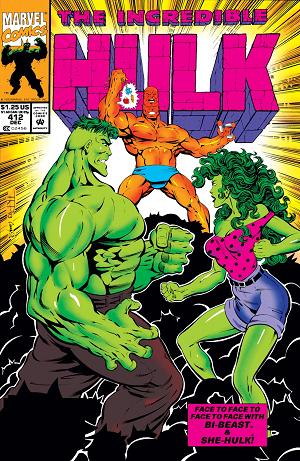 Incredible Hulk #412  cover
