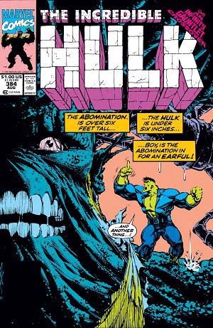 Incredible Hulk #384  cover