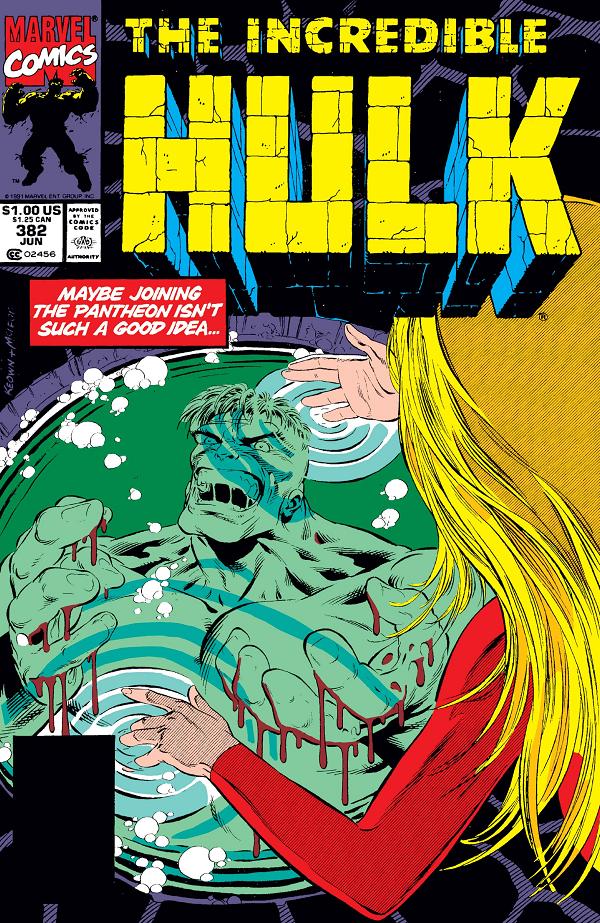 Incredible Hulk #382  cover