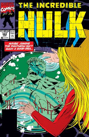 Incredible Hulk #382  cover