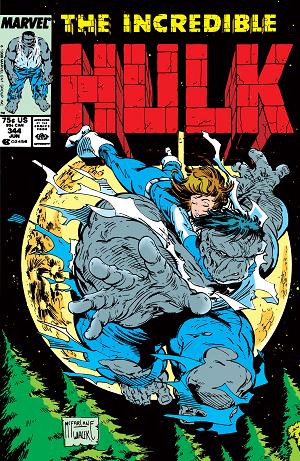 Incredible Hulk #344  cover
