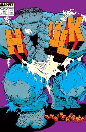 Incredible Hulk #345  cover