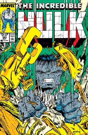 Incredible Hulk #343  cover