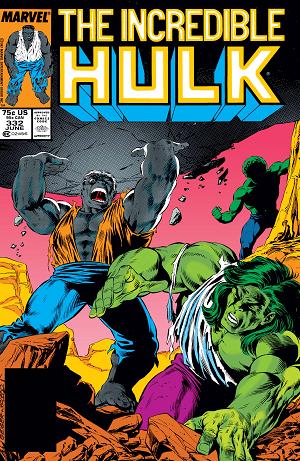 Incredible Hulk #332  cover