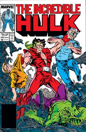 Incredible Hulk #330 cover