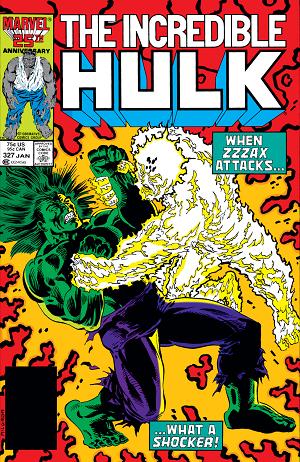 Incredible Hulk #327 cover