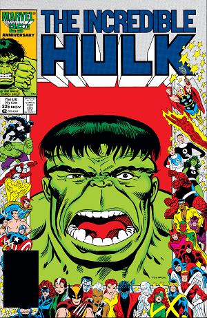 Incredible Hulk #325 cover