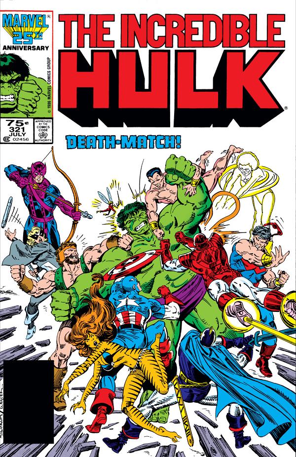 Incredible Hulk #321  cover