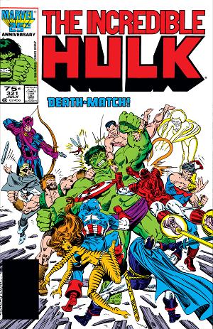 Incredible Hulk #321  cover