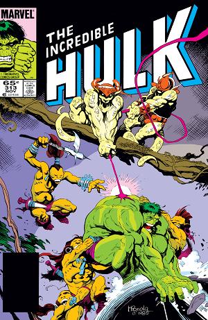 Incredible Hulk #313 cover