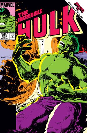 Incredible Hulk #312 cover