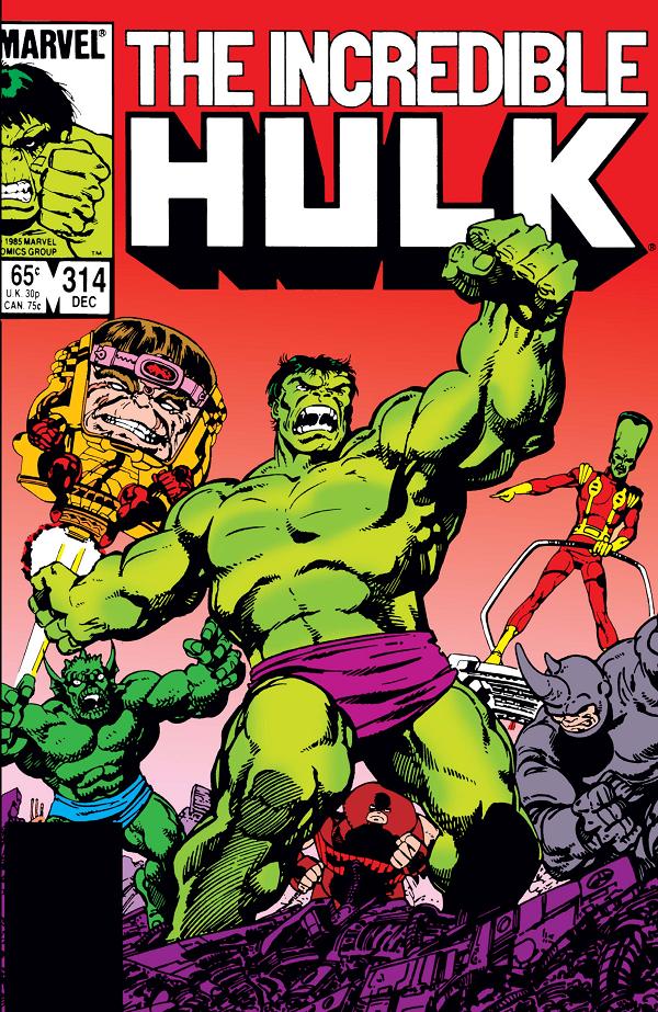 Incredible Hulk #314  cover