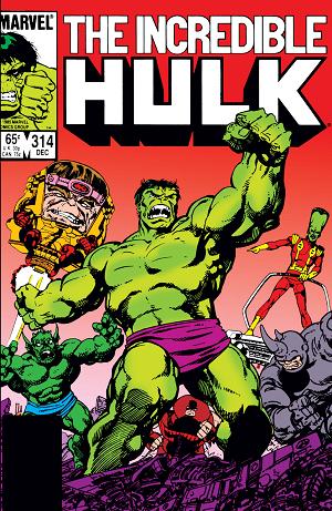 Incredible Hulk #314  cover