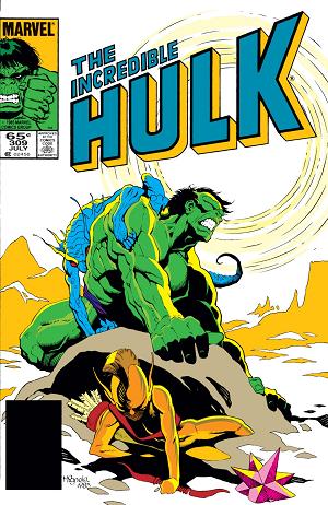 Incredible Hulk #309 cover