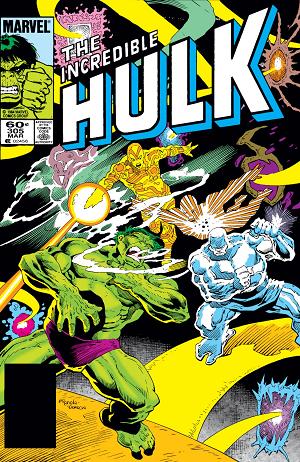 Incredible Hulk #305  cover