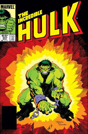 Incredible Hulk #307 cover