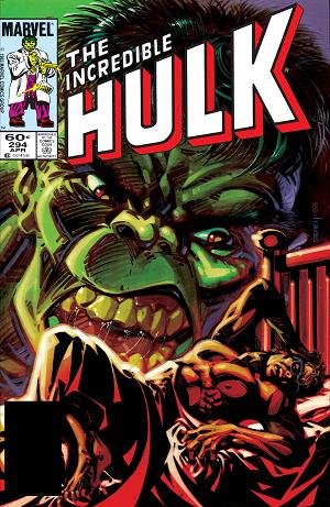 Incredible Hulk #294  cover