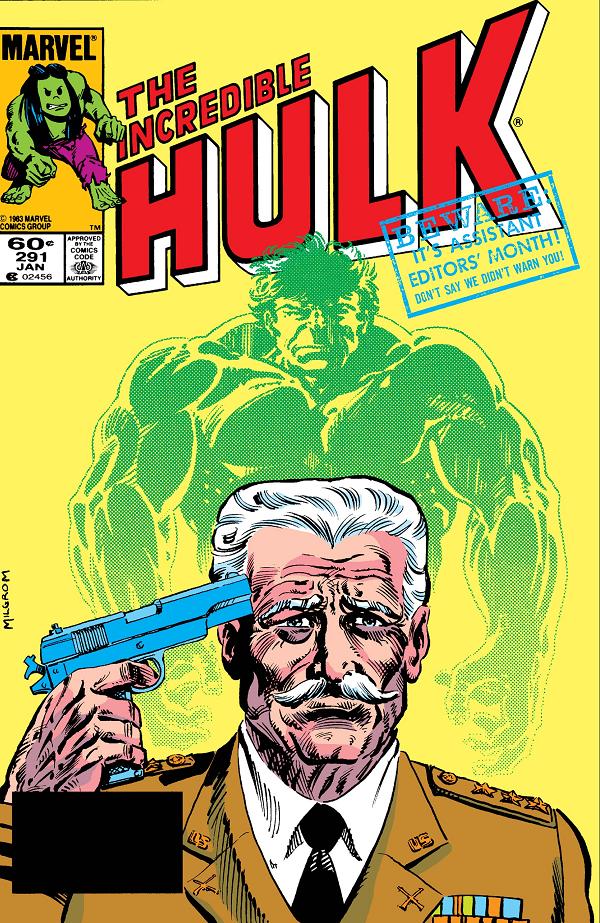 Incredible Hulk #291  cover