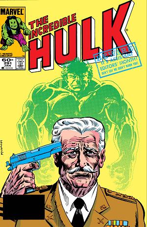 Incredible Hulk #291  cover