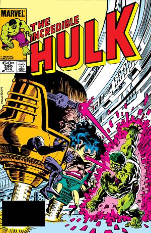 Incredible Hulk #290  cover