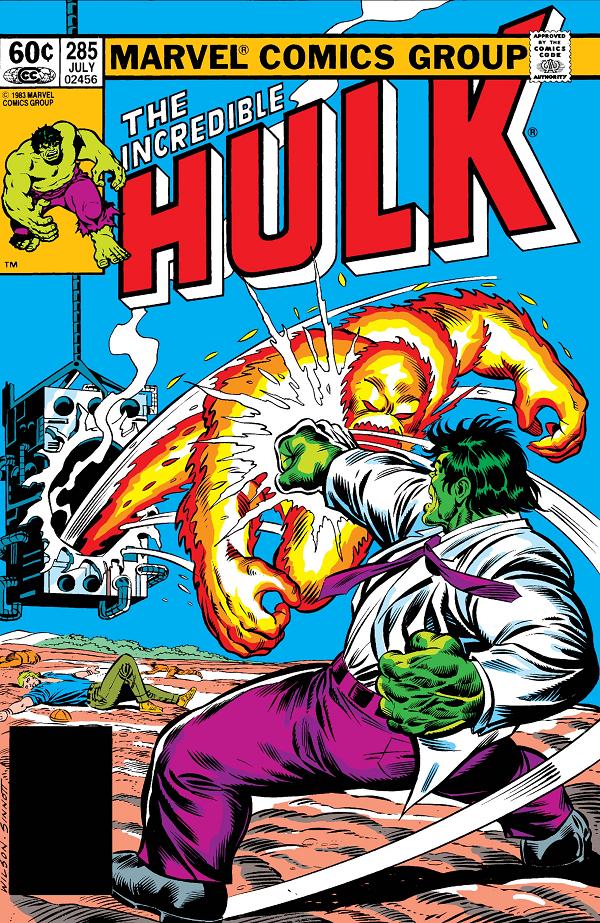Incredible Hulk #285  cover