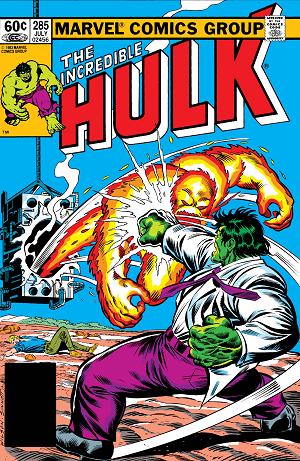 Incredible Hulk #285  cover