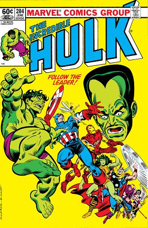 Incredible Hulk #284  cover