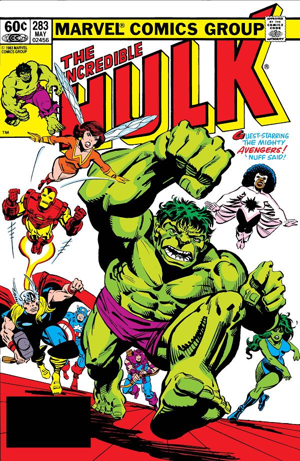 Incredible Hulk #283  cover