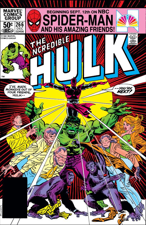 Incredible Hulk #266  cover